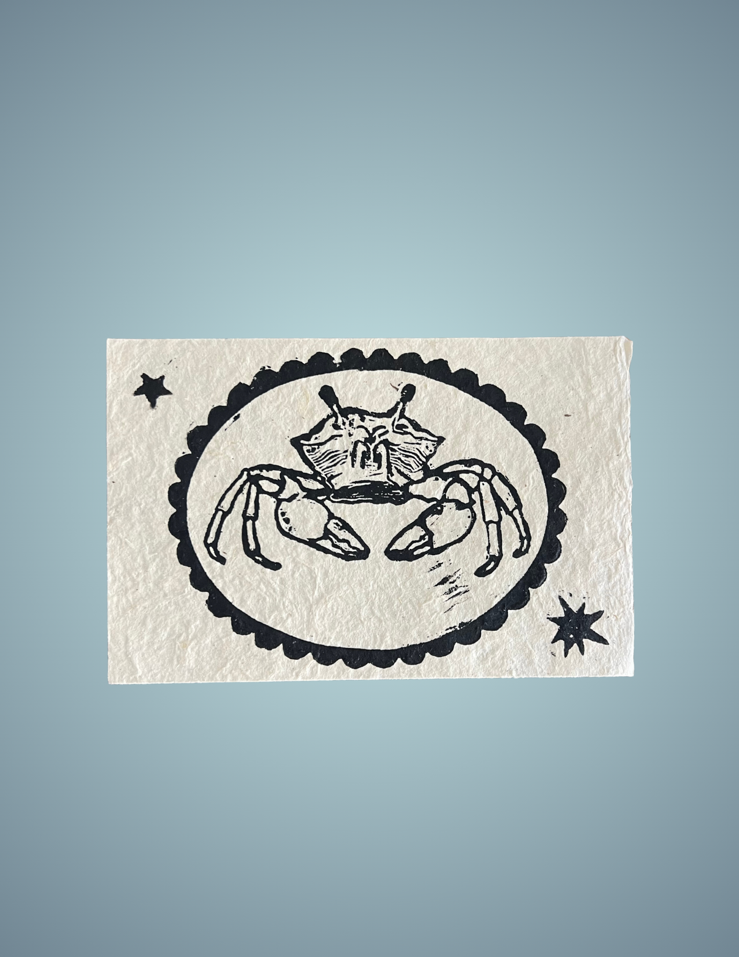 Linocut Print - Fiddler Crab