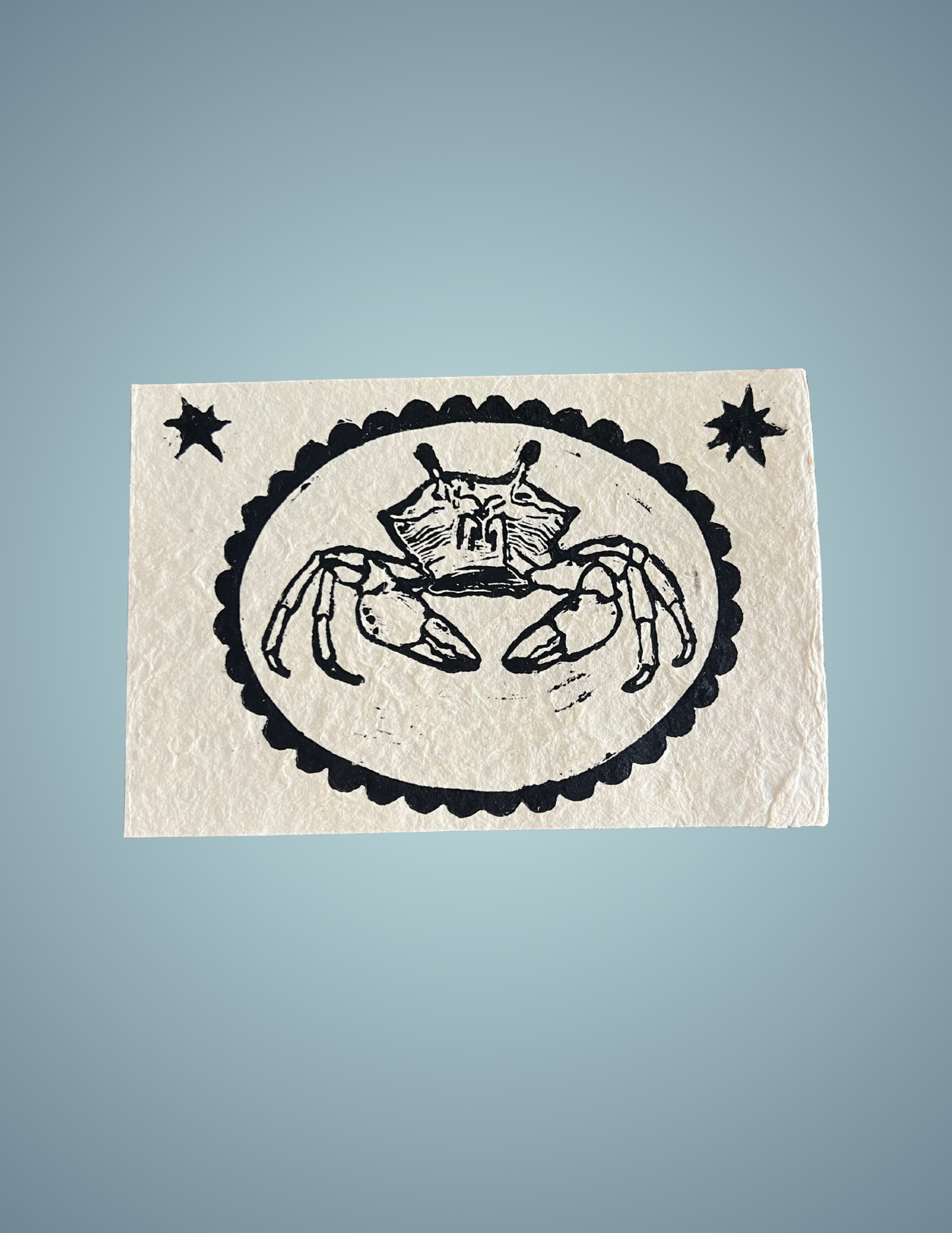 Linocut Print - Fiddler Crab