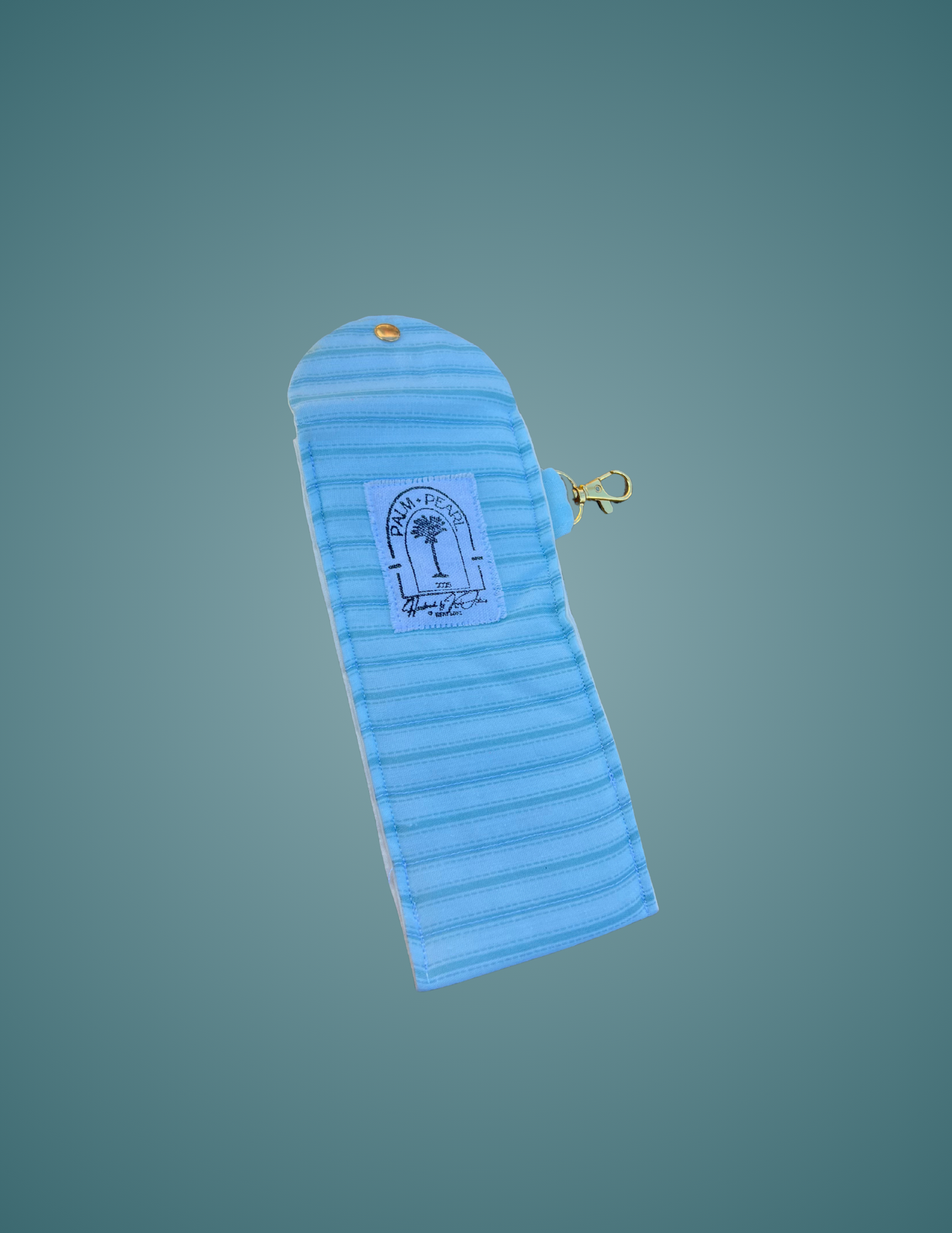 Lagoon Stripes - Sunglass Pouch