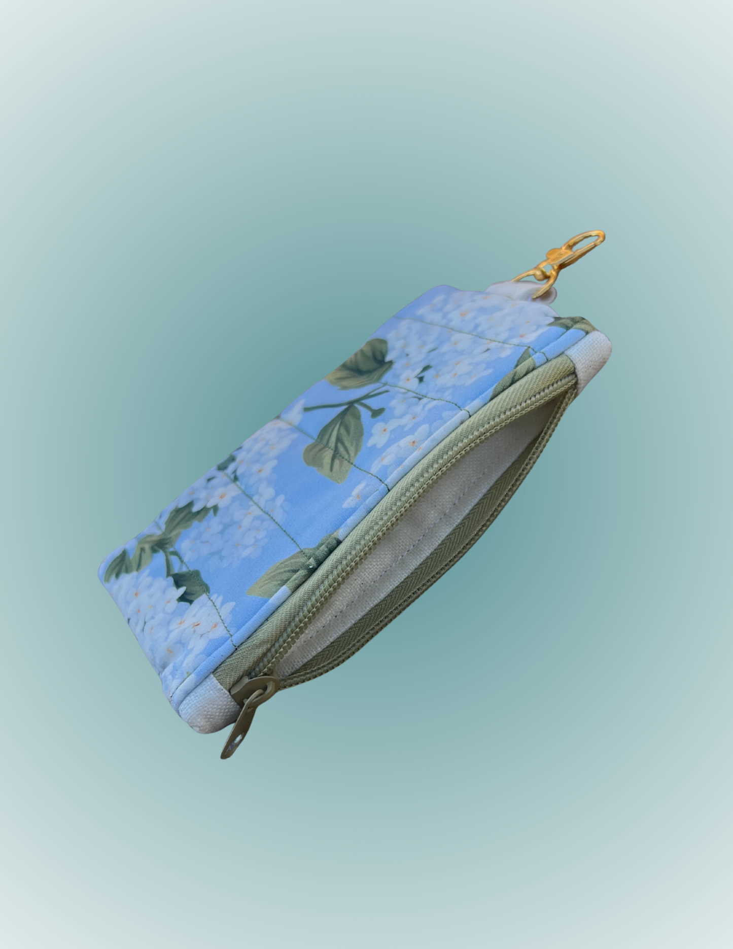 Hydrangea Breeze - Wallet Zip Pouch
