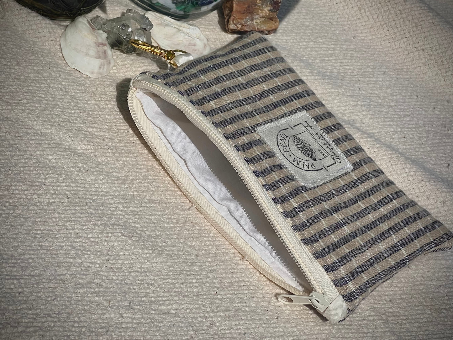 Harbor Plaid - Small Zip Pouch