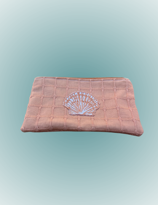 Sunset Scallop - Medium Zip Pouch