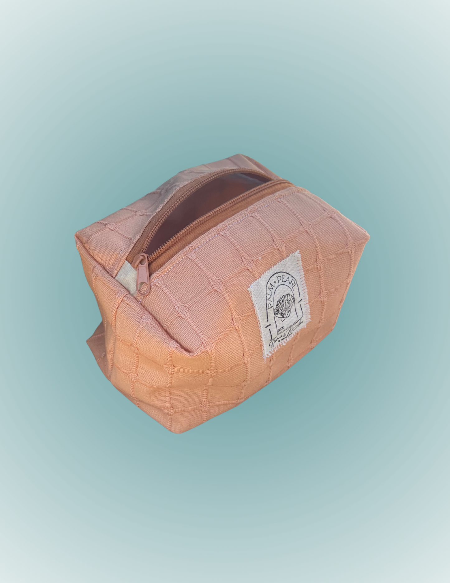 Sunset Scallop - Medium Boxy Zip Pouch