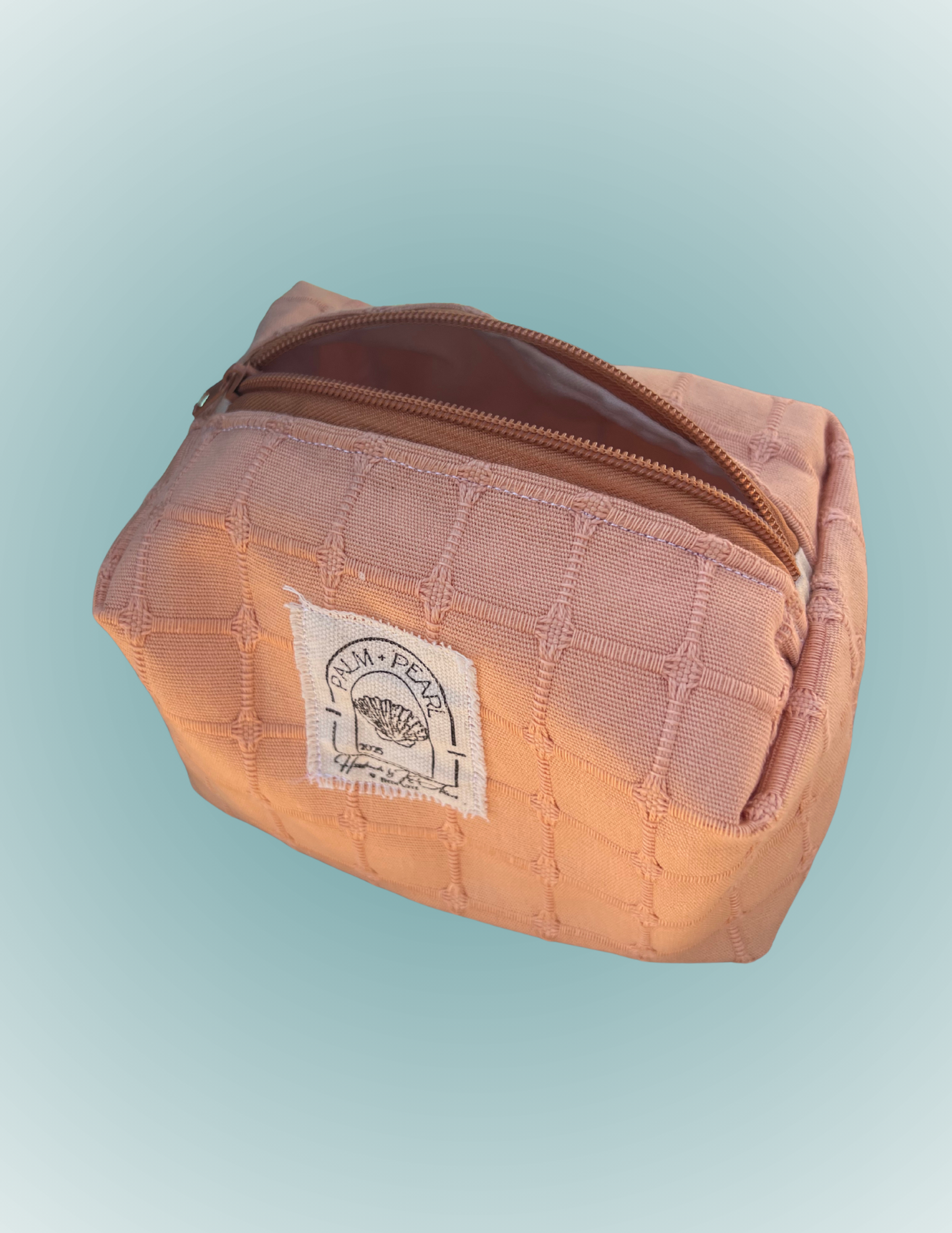 Sunset Scallop - Medium Boxy Zip Pouch