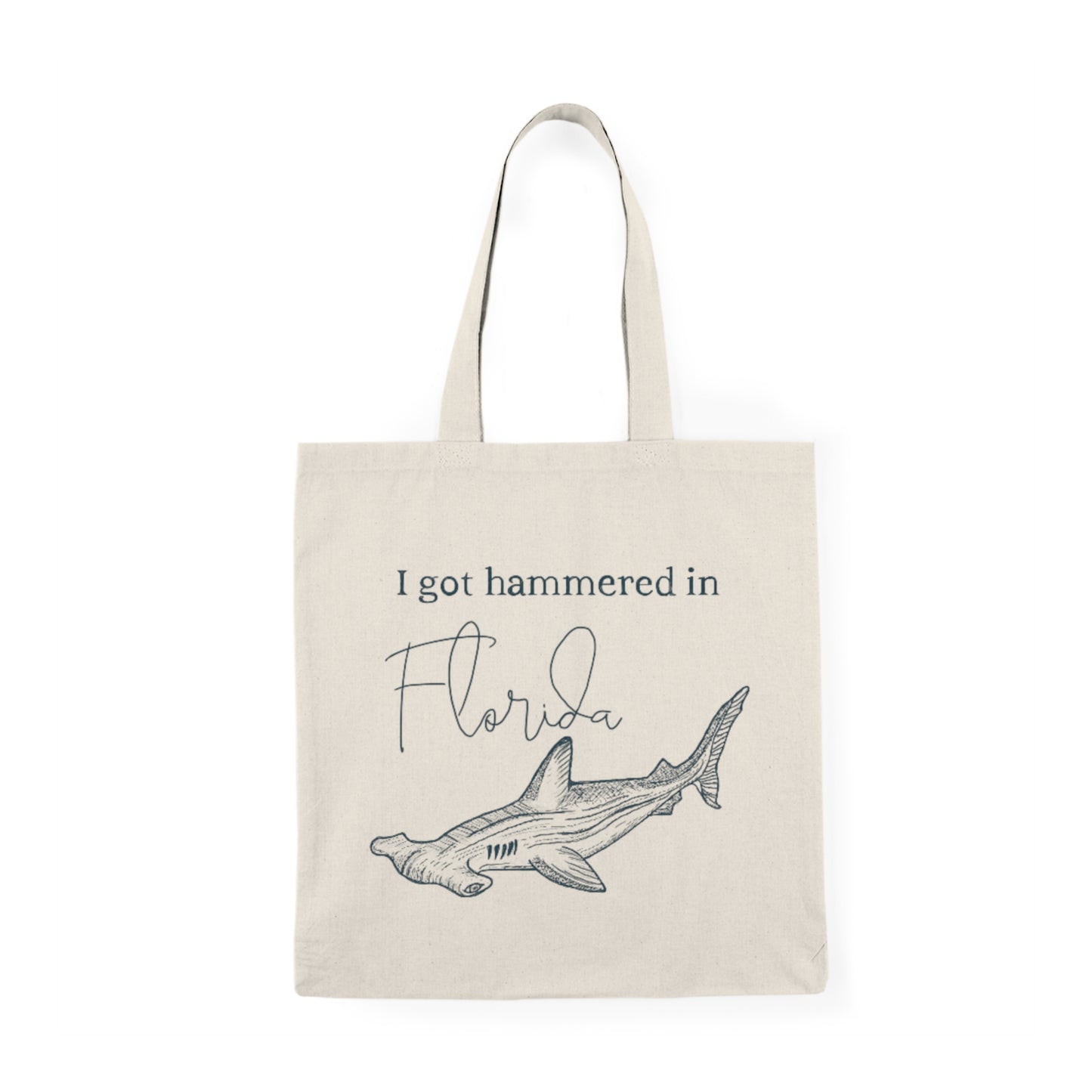 Hammered in Florida  - Natural Tote Bag