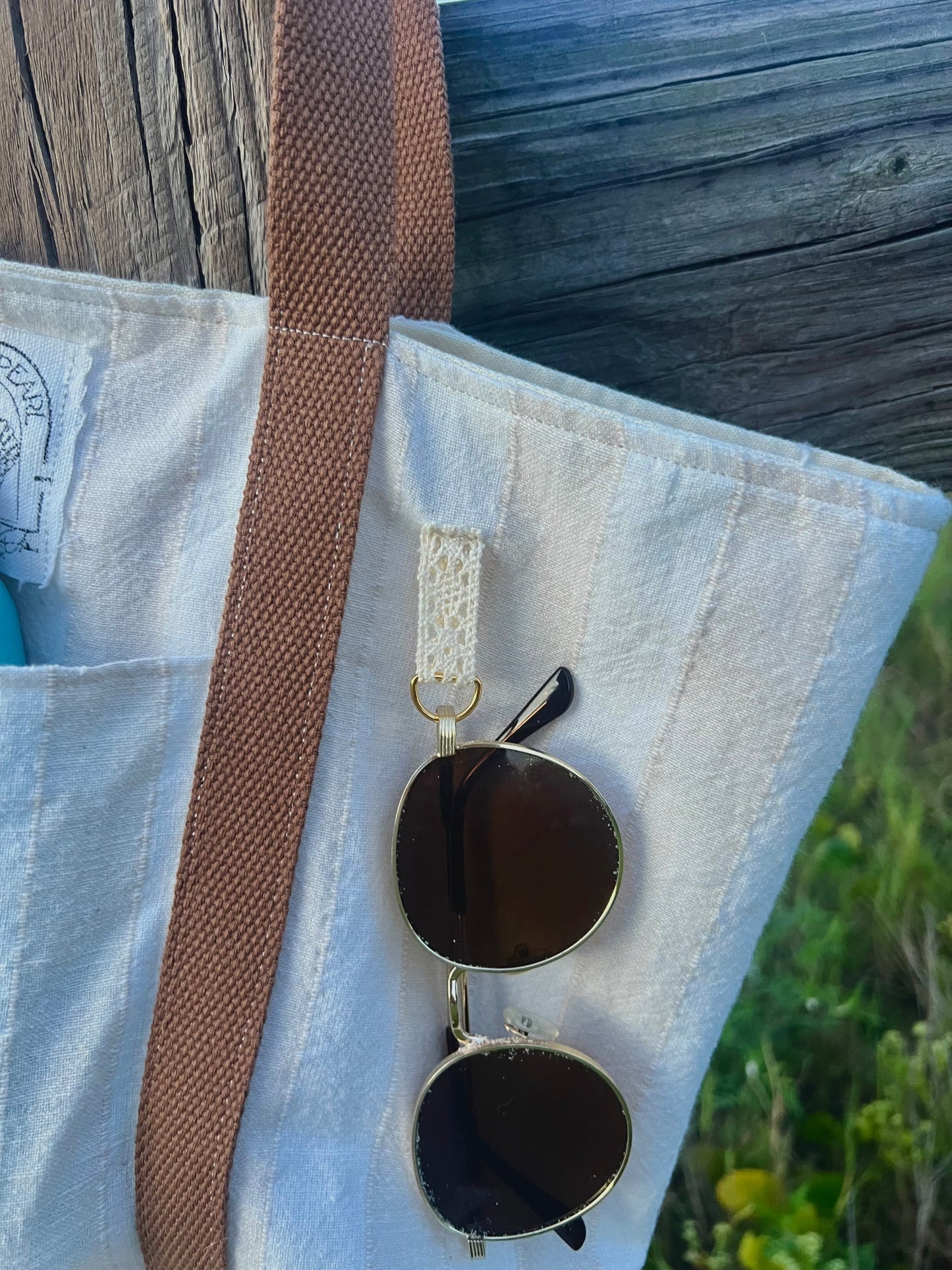Sun, Sand, and Stripes - Tote Bag