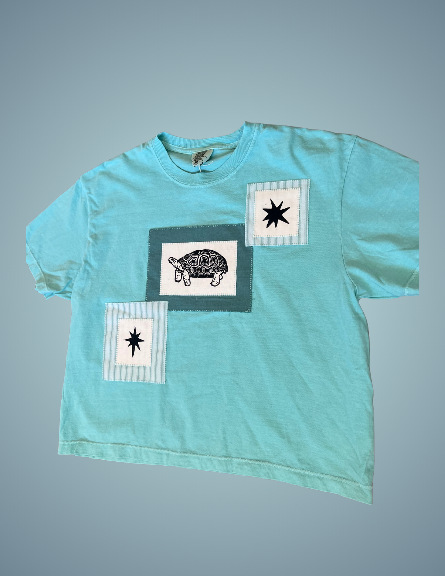 Linocut Printed T-Shirt - Gopher Tortoise