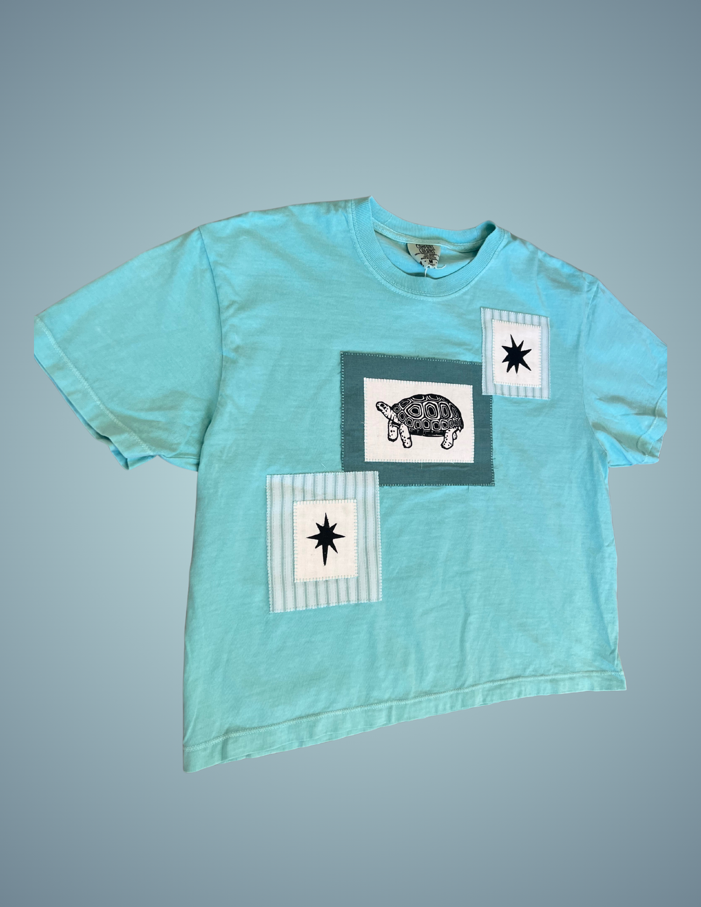 Linocut Printed T-Shirt - Gopher Tortoise