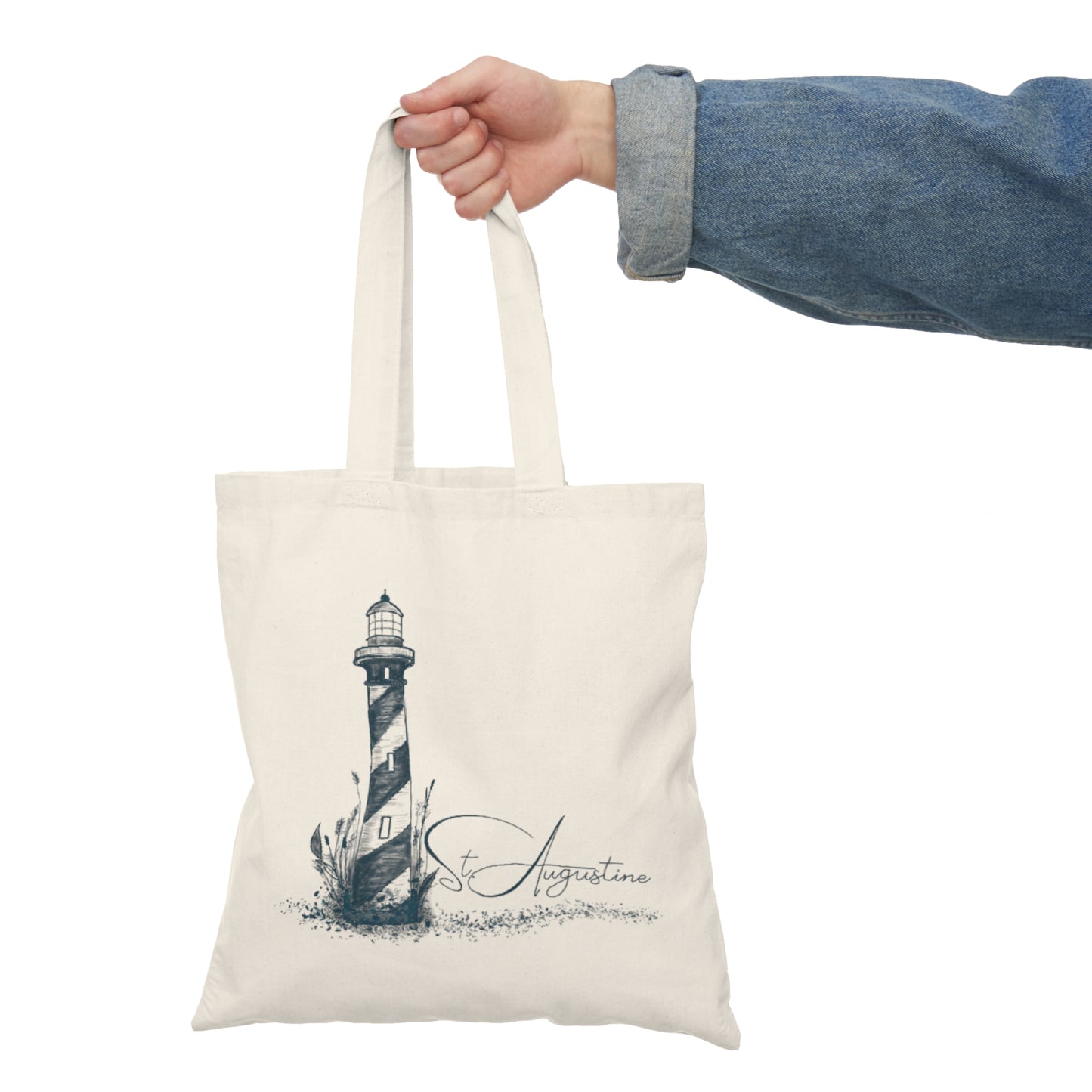 St. Augustine Lighthouse - Natural Tote Bag