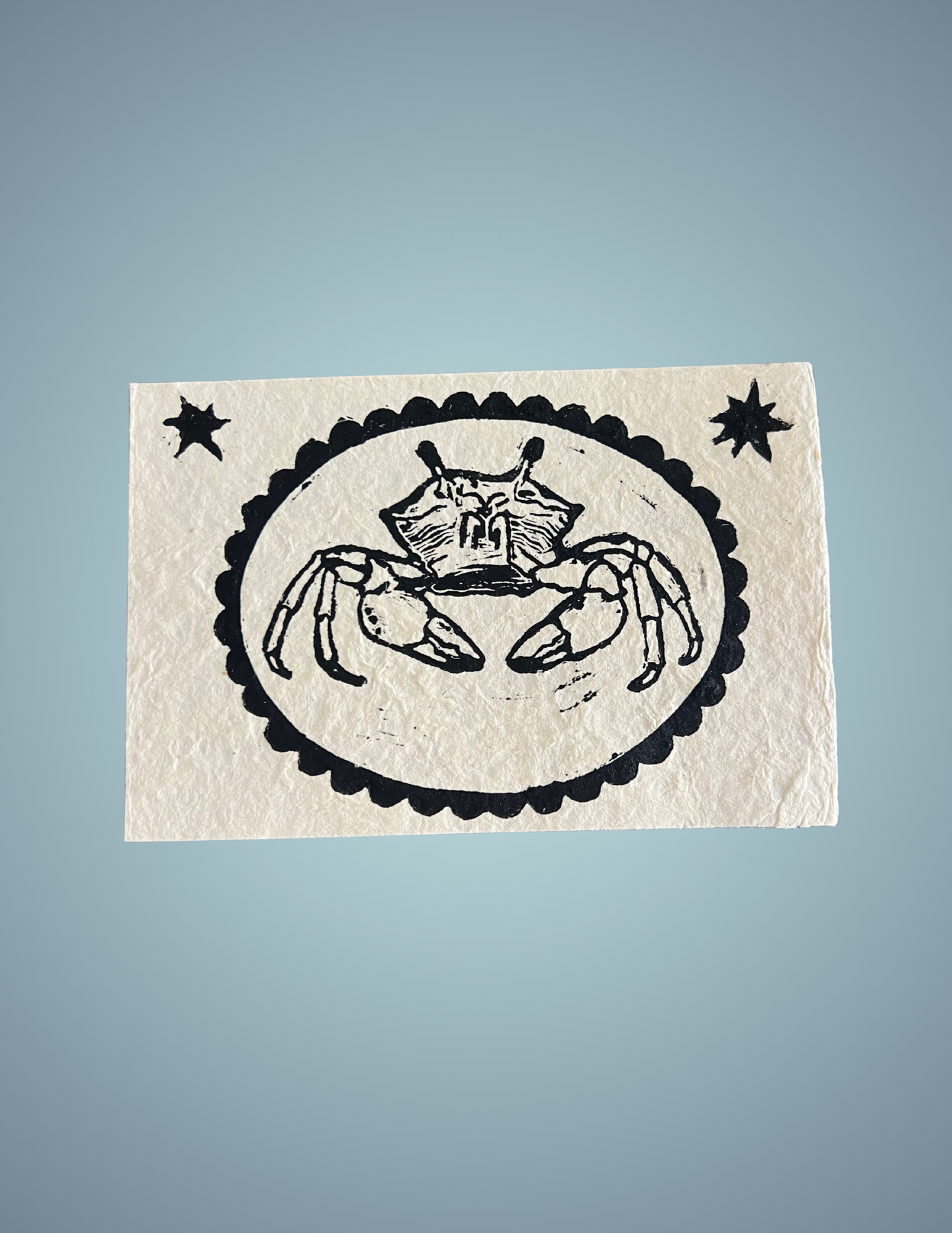 Linocut Print - Fiddler Crab
