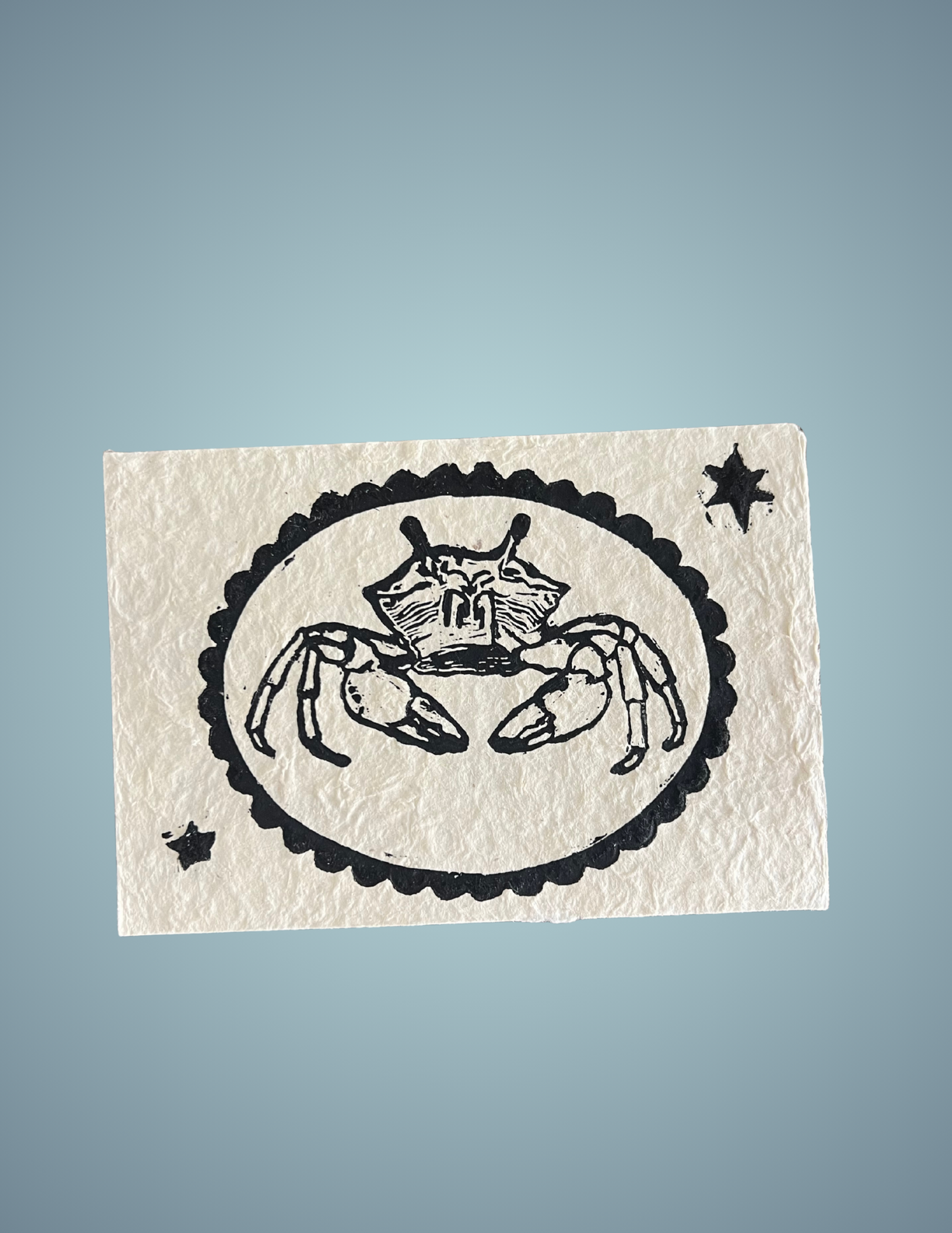 Linocut Print - Fiddler Crab