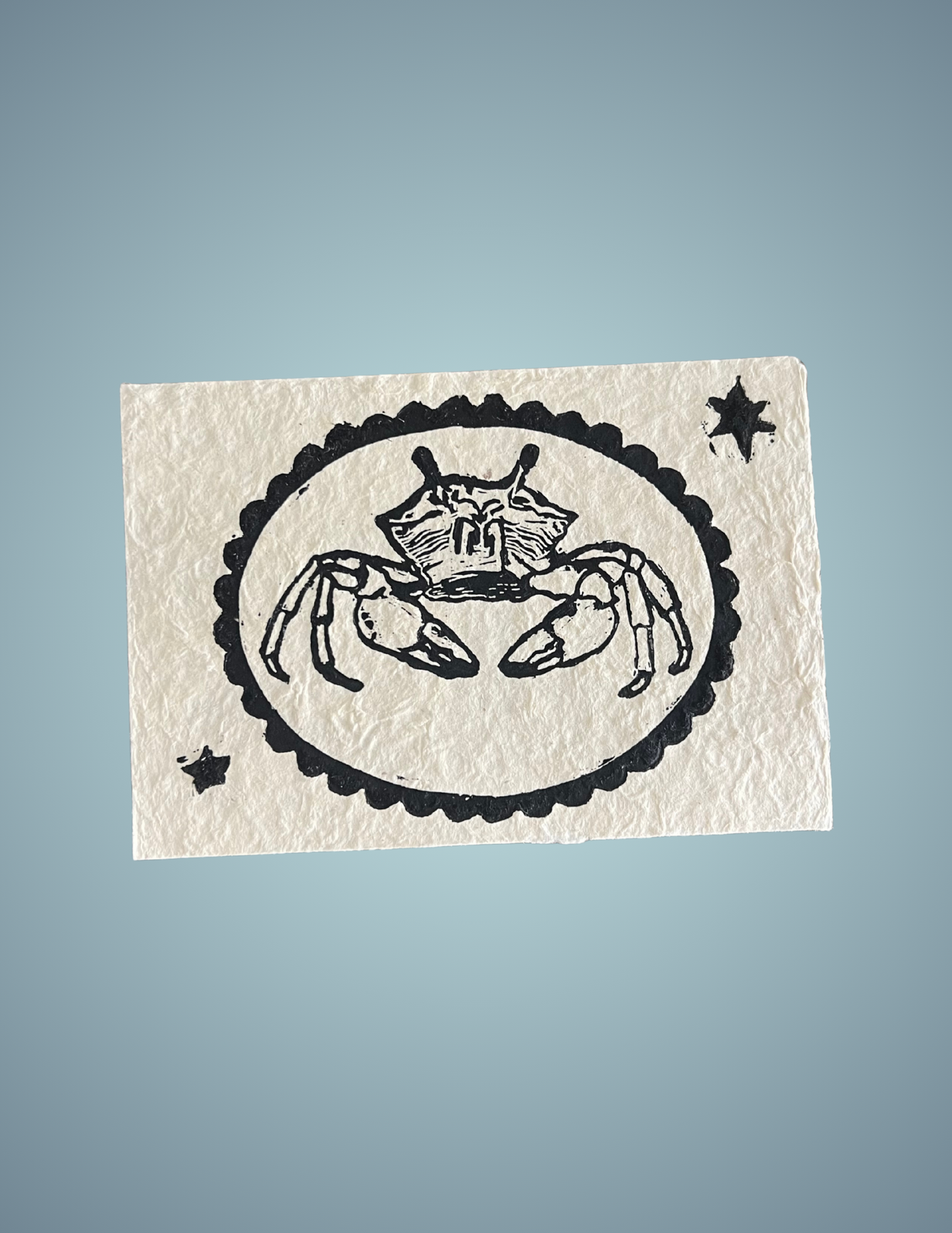 Linocut Print - Fiddler Crab