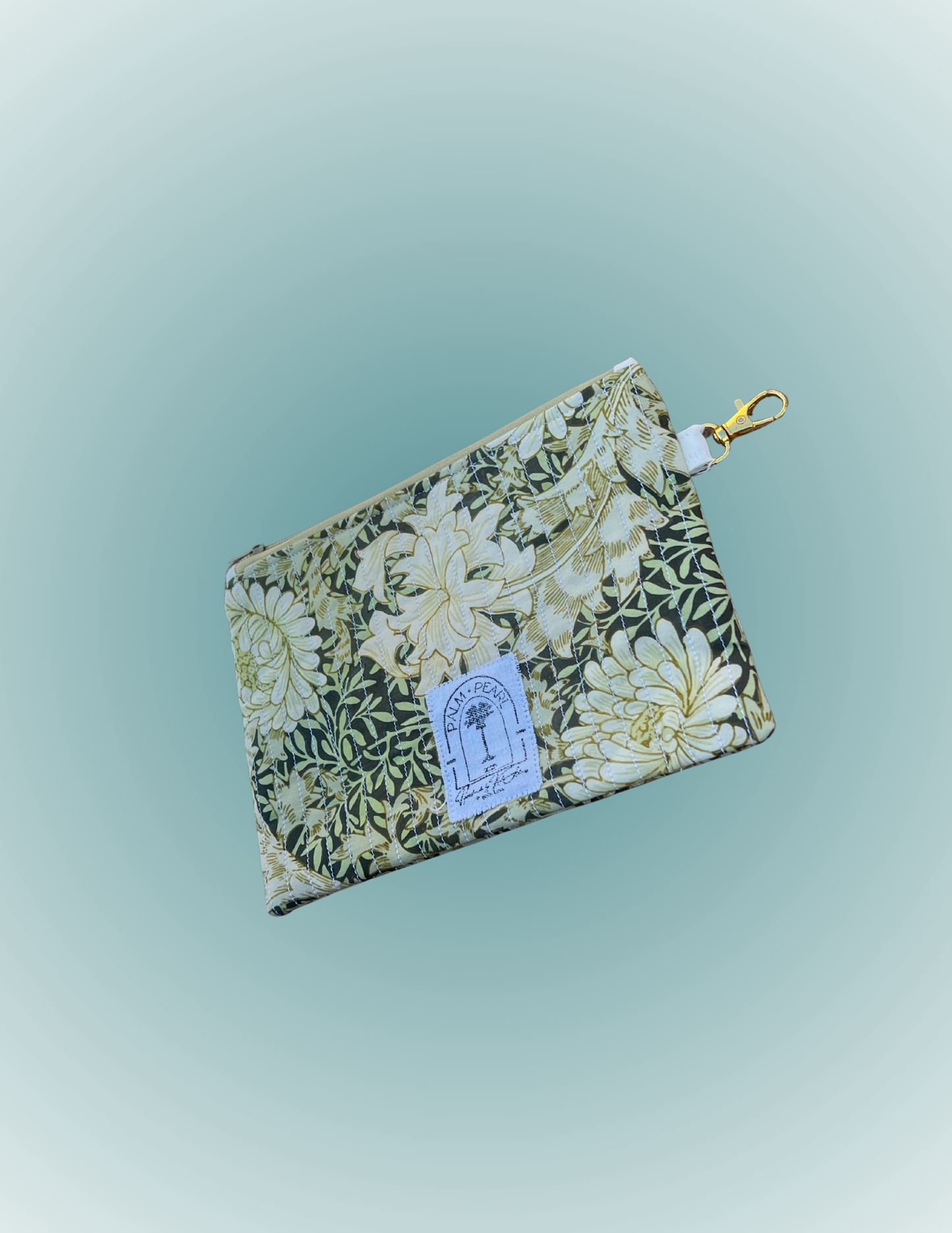 Coastal Chrysanthemum - Medium Zip Pouch