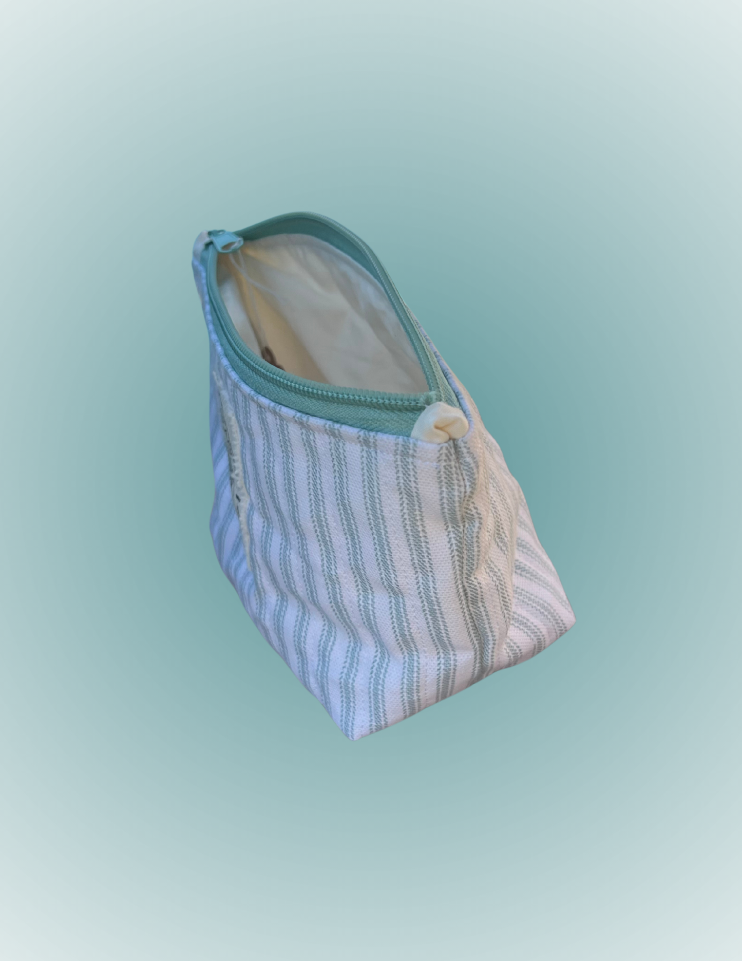 Aqua Mist - Medium Standing Zip Pouch