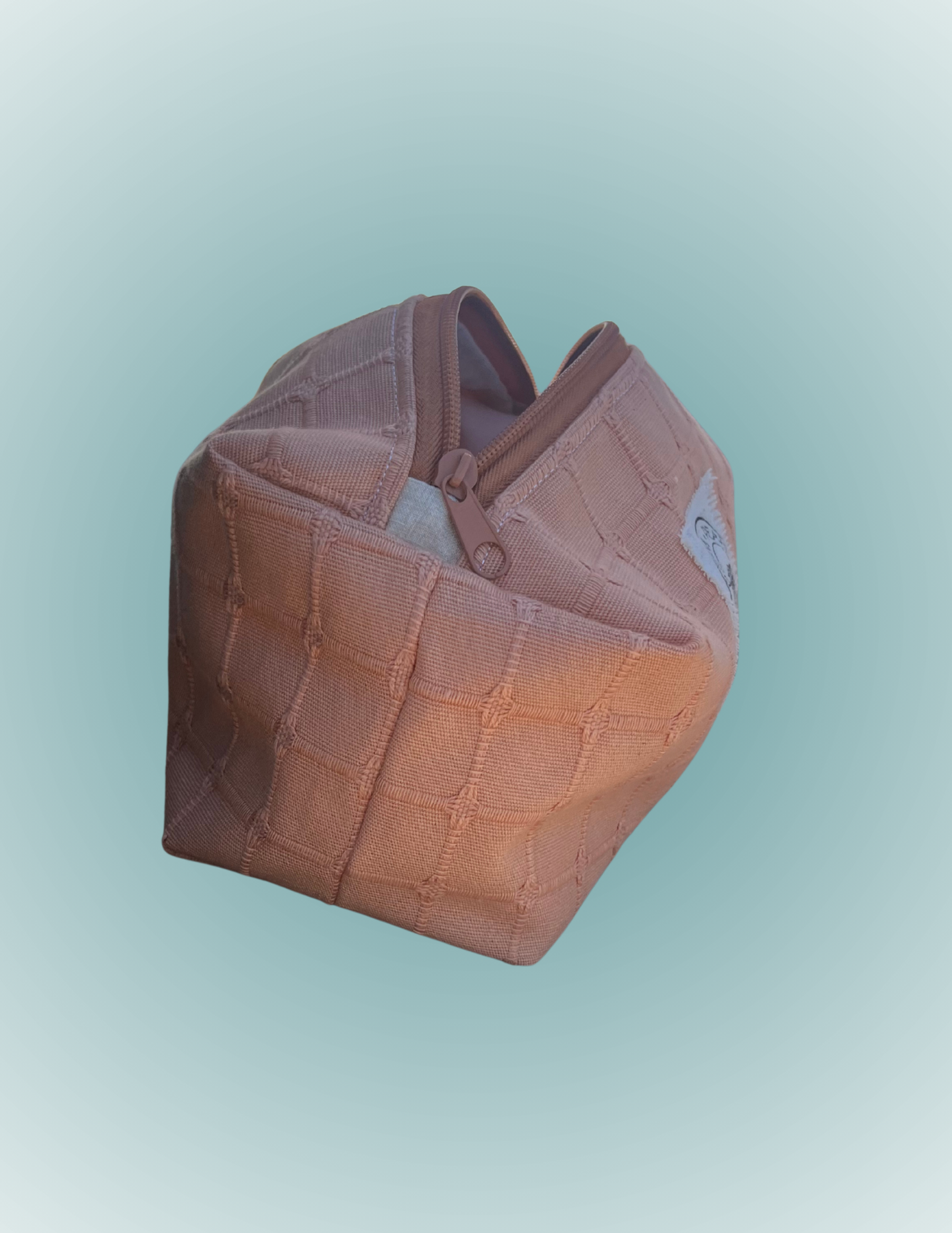 Sunset Scallop - Medium Boxy Zip Pouch