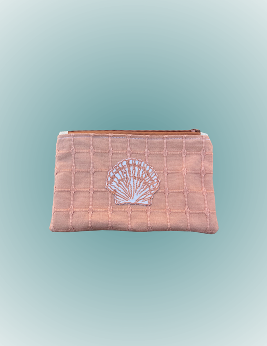 Sunset Scallop - Medium Zip Pouch