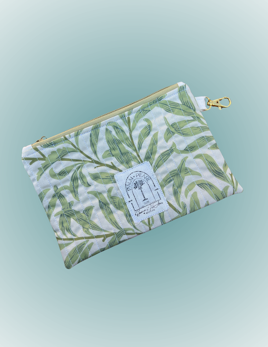 Shoreline Sprig - Medium Zip Pouch