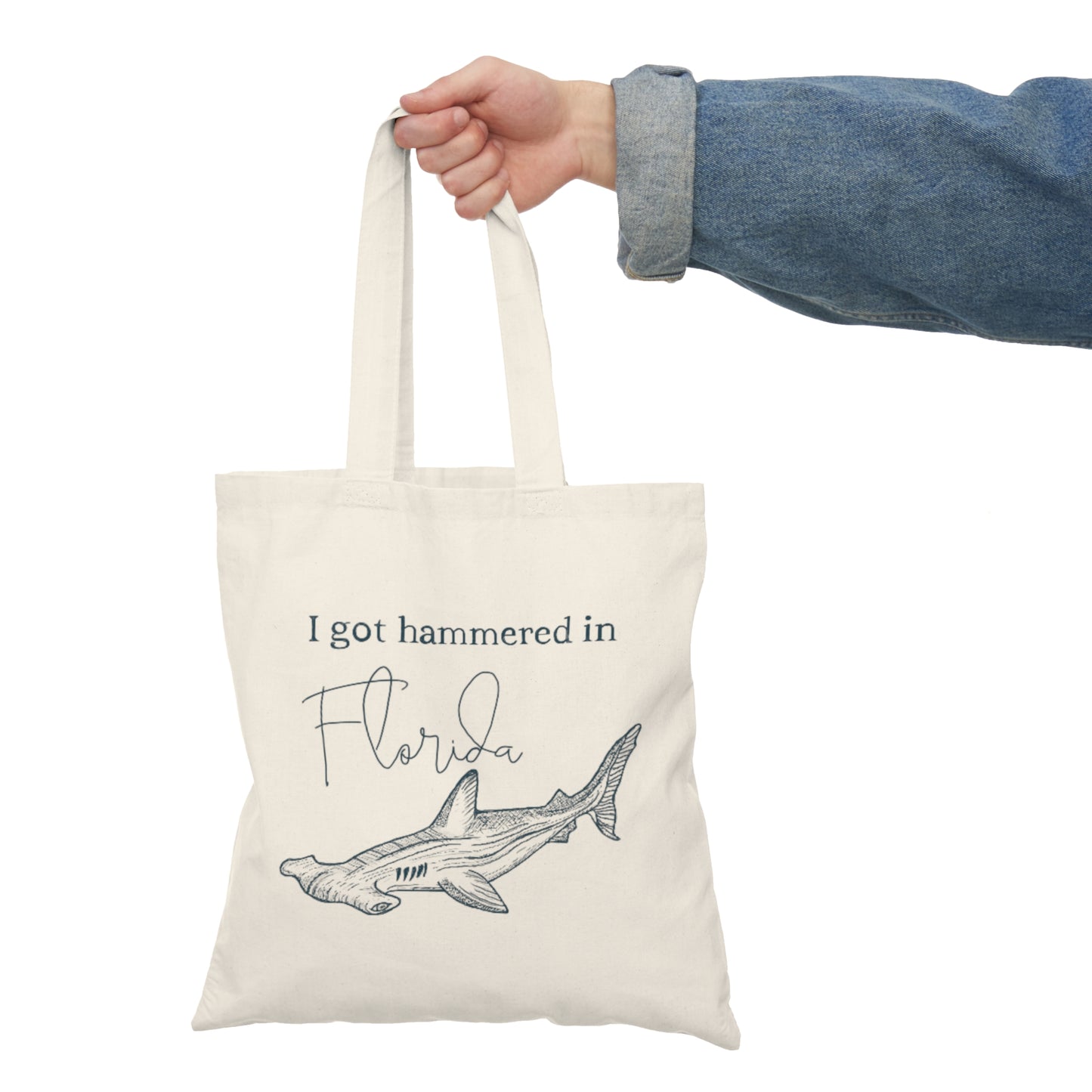 Hammered in Florida  - Natural Tote Bag