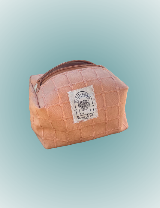 Sunset Scallop - Medium Boxy Zip Pouch