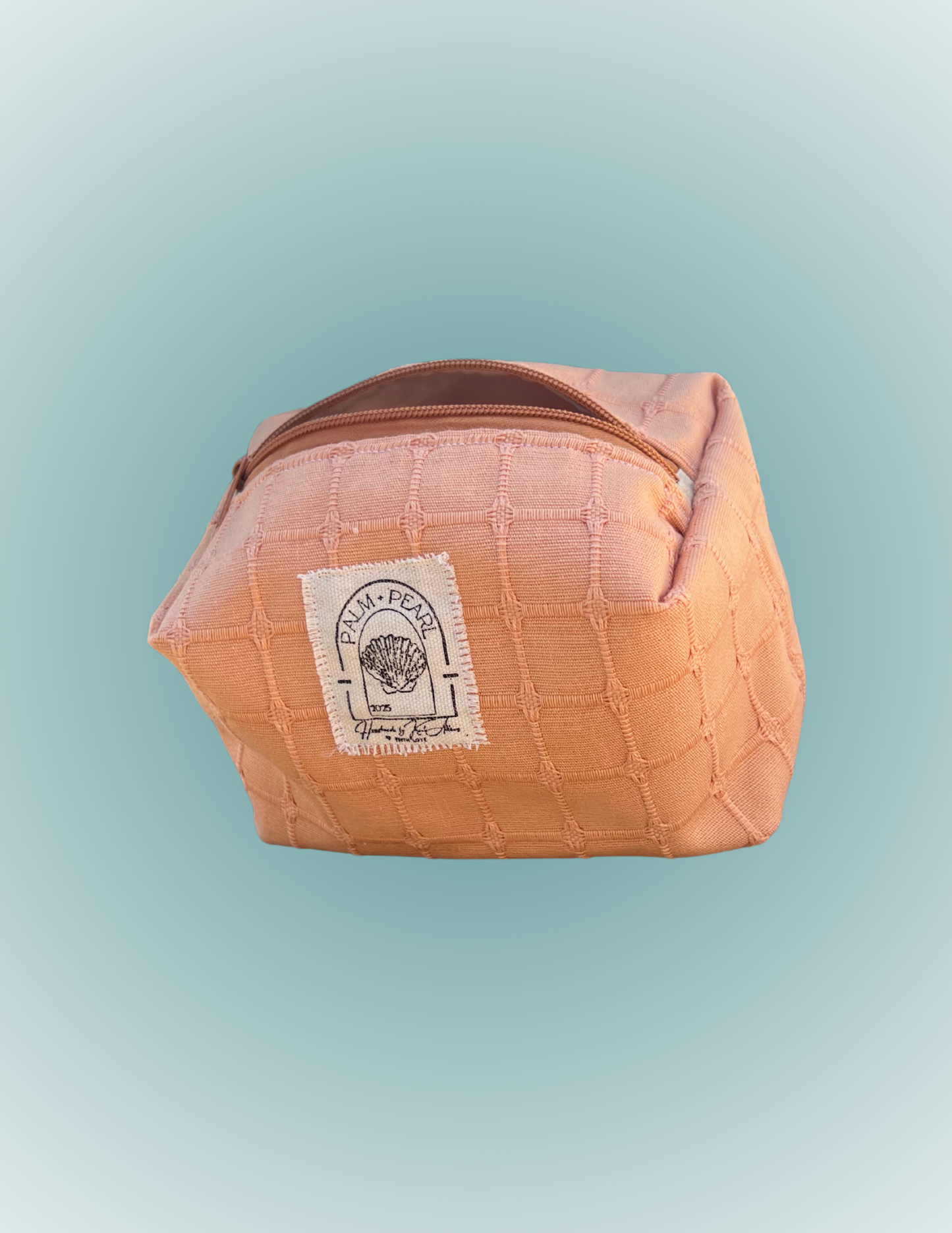 Sunset Scallop - Medium Boxy Zip Pouch