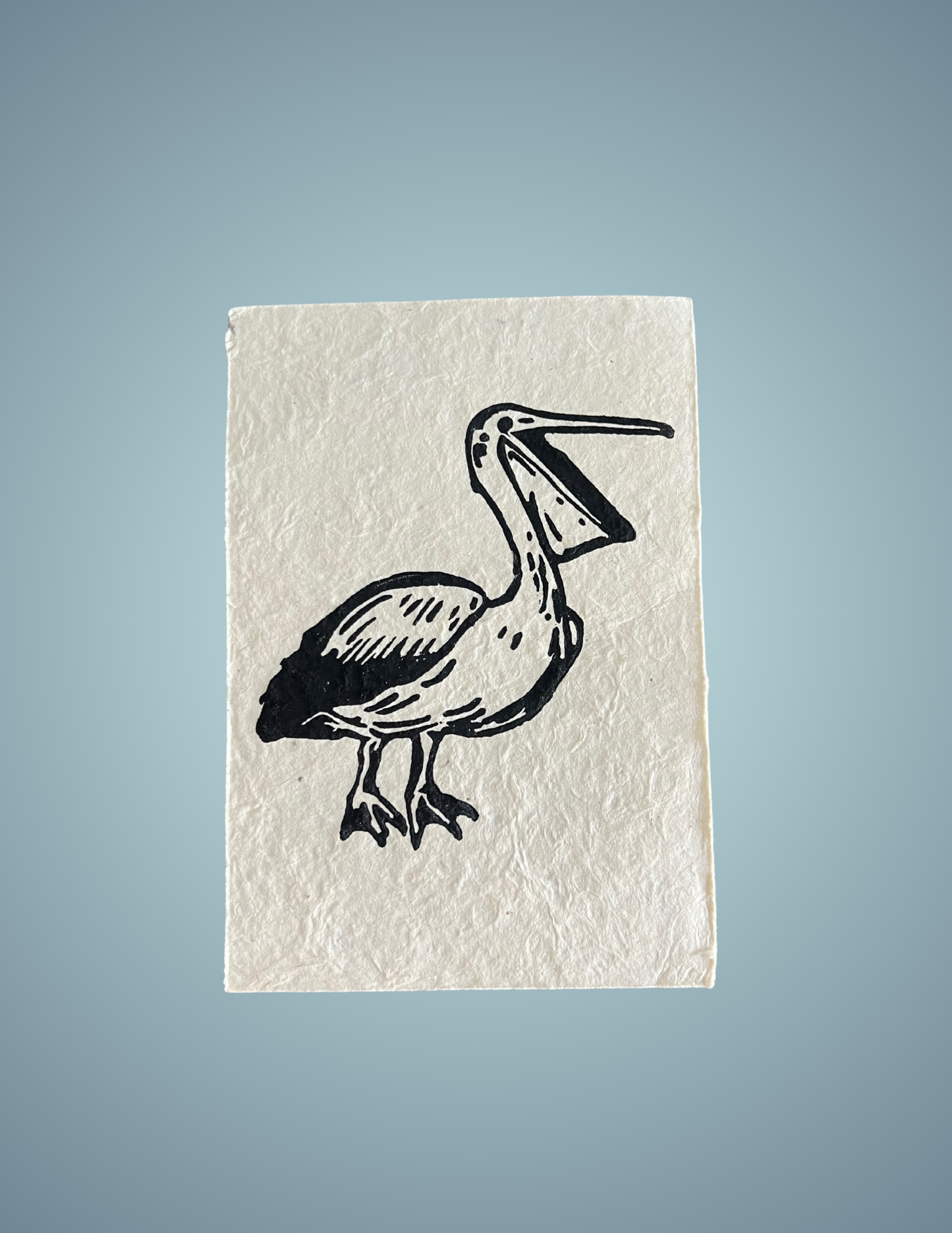 Linocut Print - Pelican