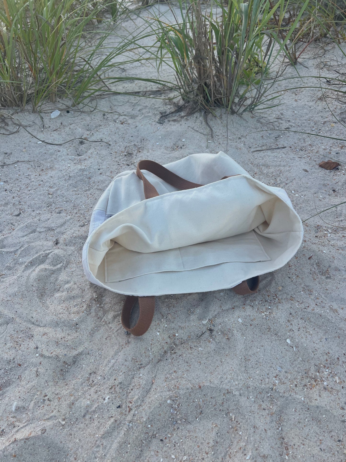 Sun, Sand, and Stripes - Tote Bag