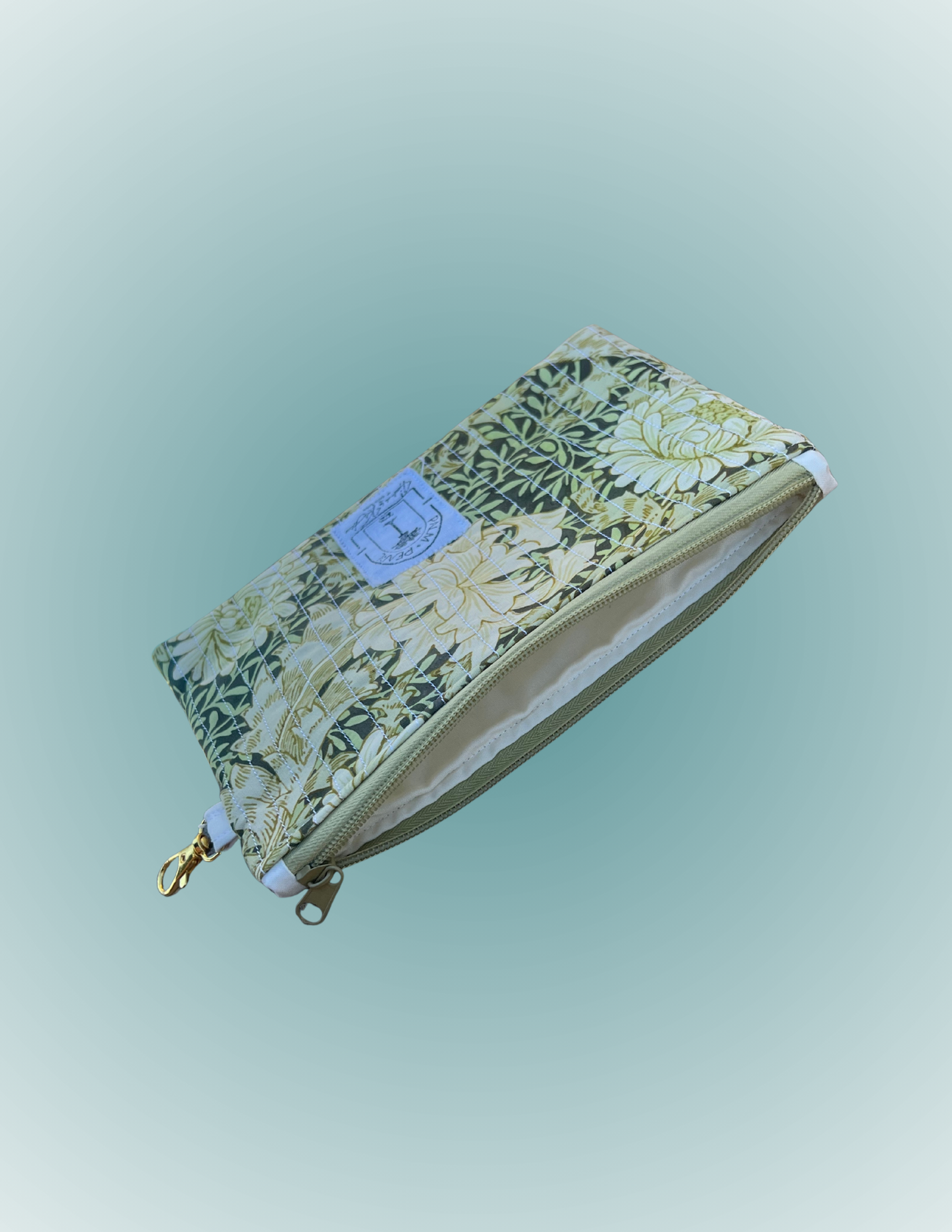 Coastal Chrysanthemum - Medium Zip Pouch