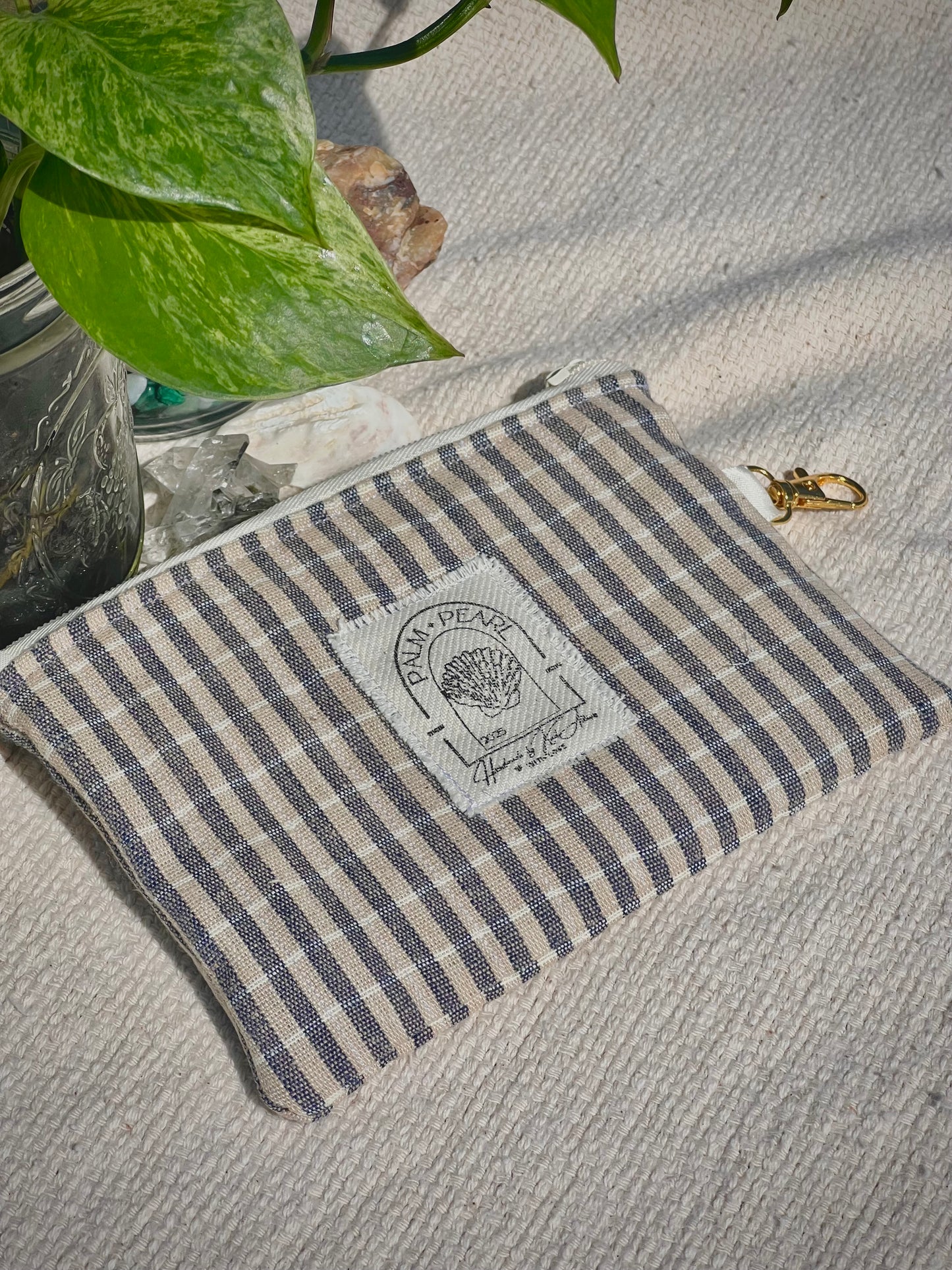 Harbor Plaid - Small Zip Pouch