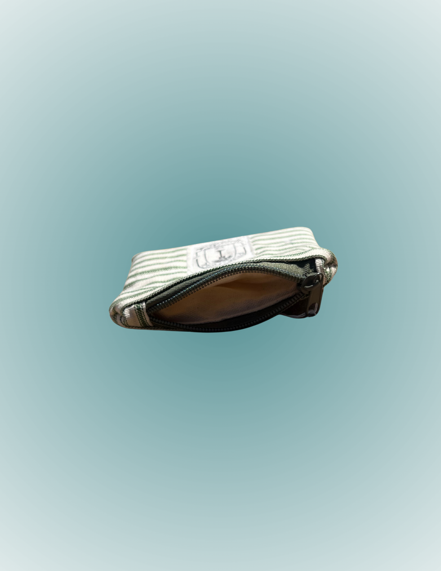 Seagrass Stripes - Wallet Zip Pouch