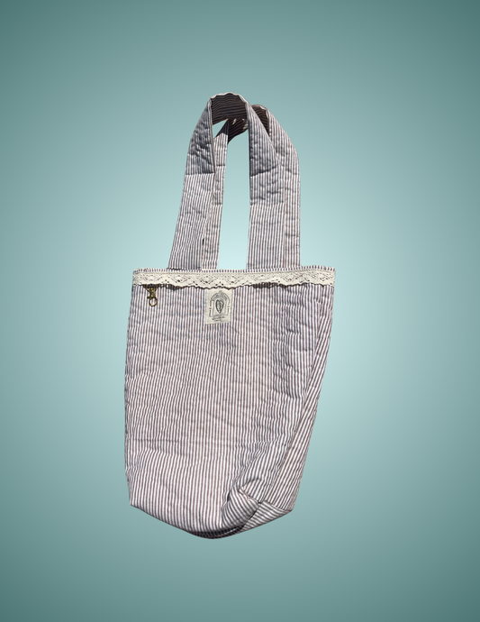 Quilted Tote Bag - Towel Bag