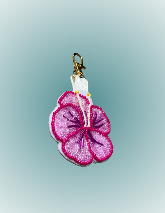 Hand Beaded Bag Charm
