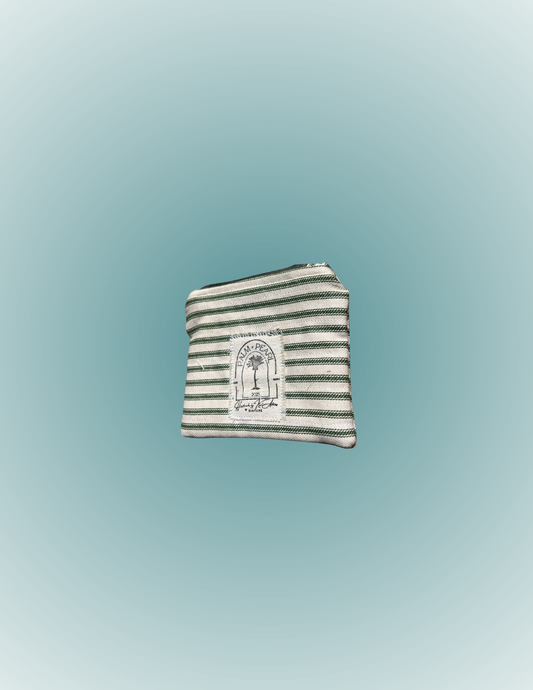Seagrass Stripes - Wallet Zip Pouch