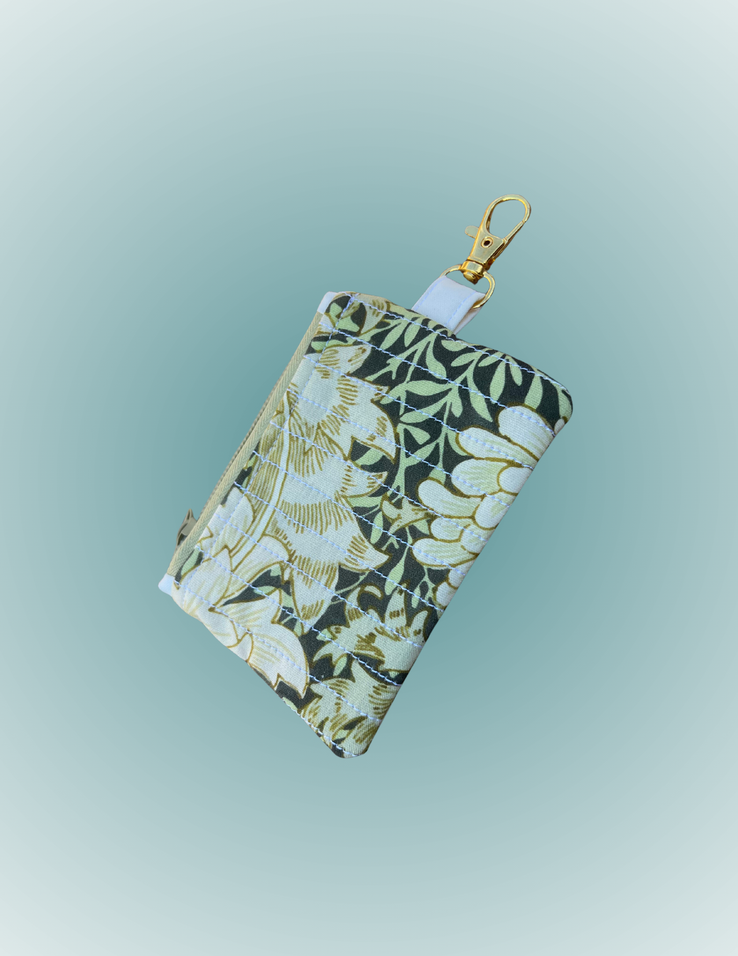 Coastal Chrysanthemum - Wallet Zip Pouch