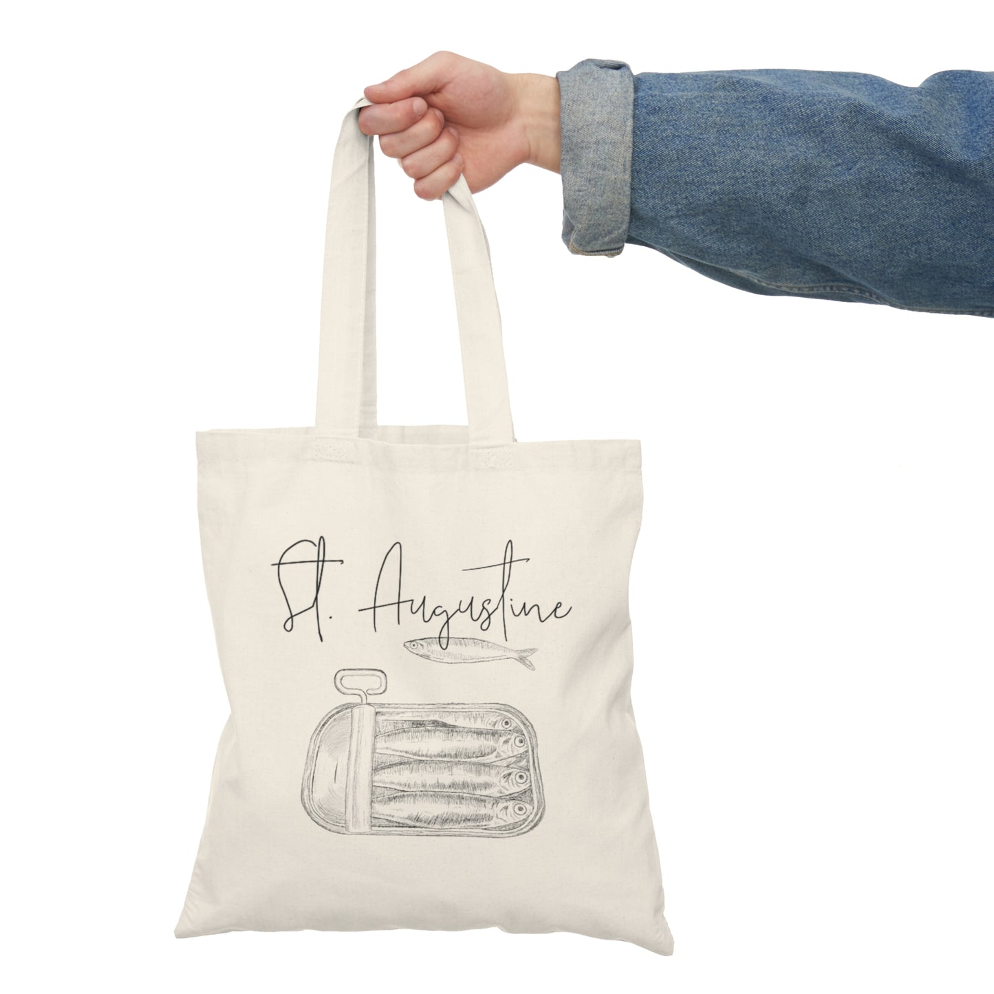 St Augustine, Florida - Sardine Tote Bag