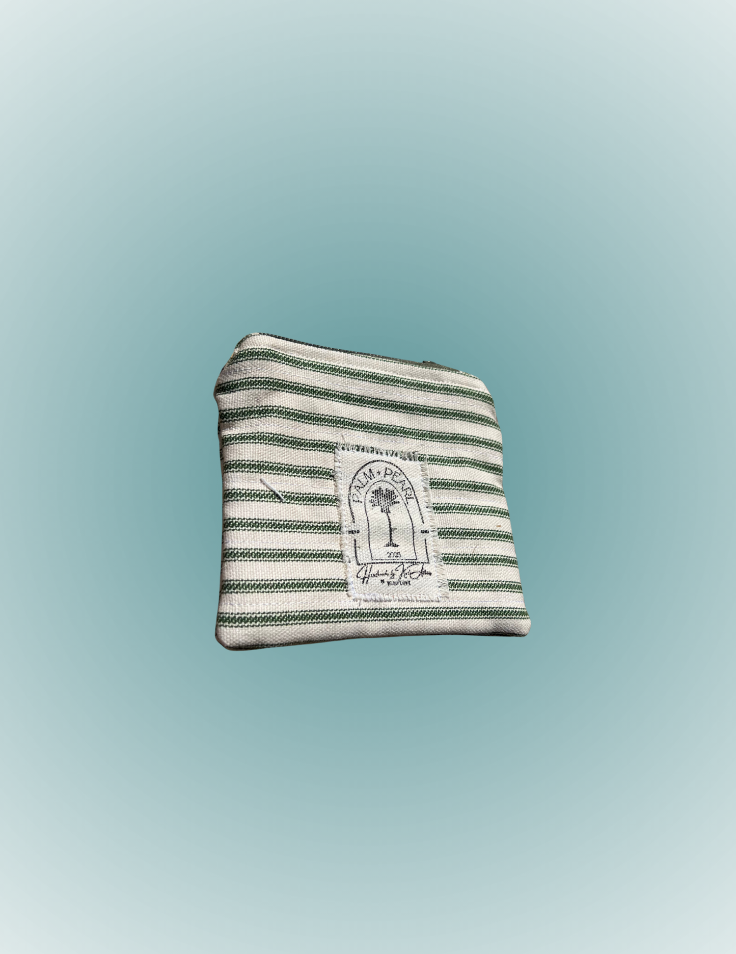 Seagrass Stripes - Wallet Zip Pouch