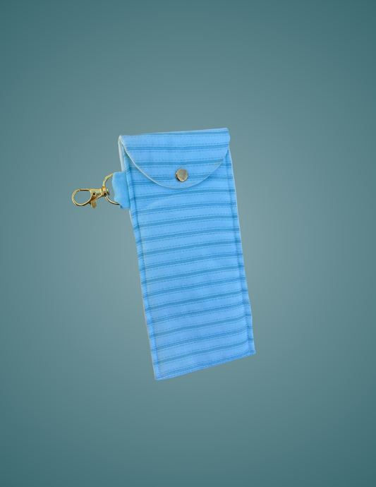 Lagoon Stripes - Sunglass Pouch