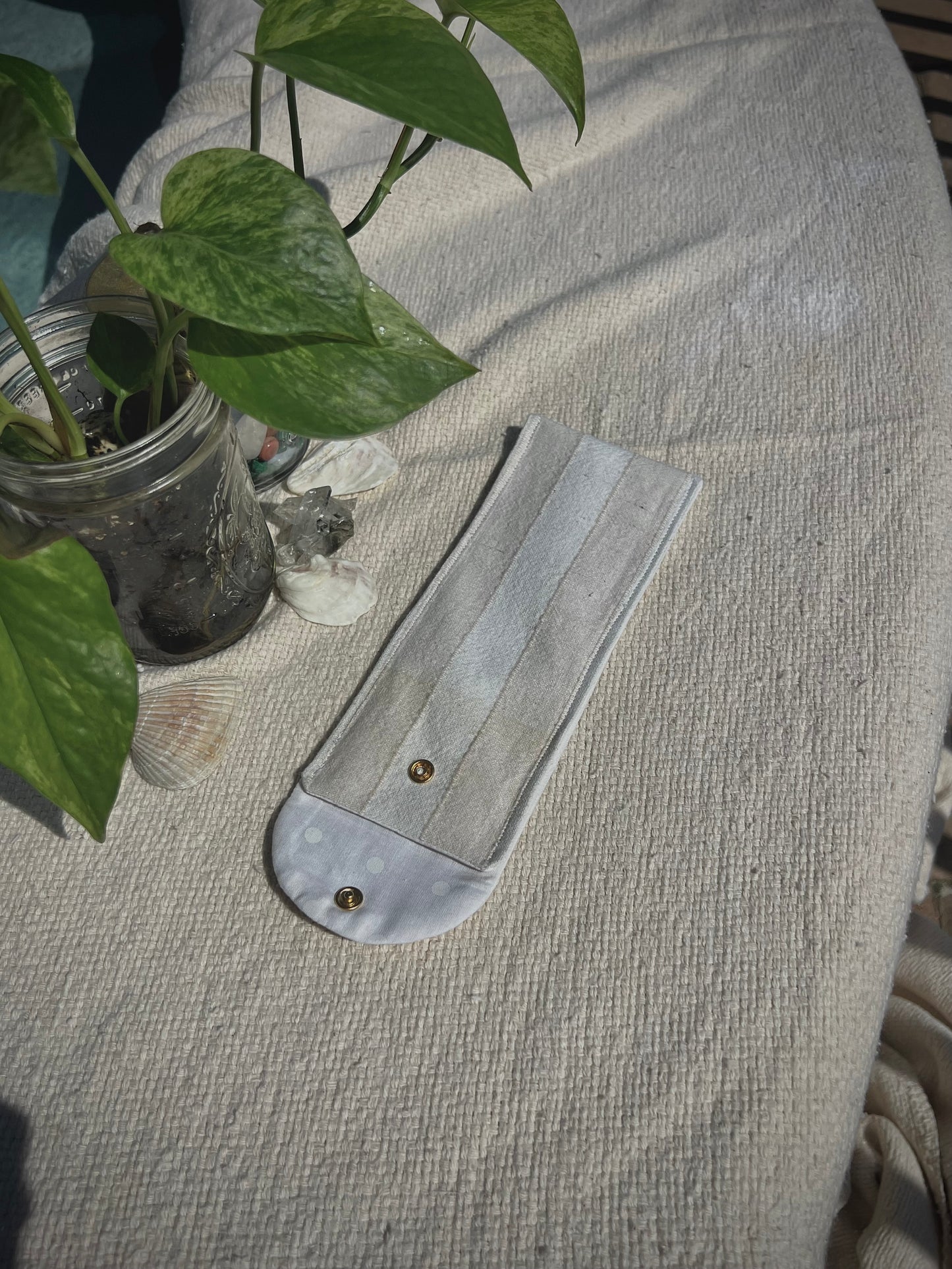 Sun, Sand, and Stripes - Sunglass Pouch