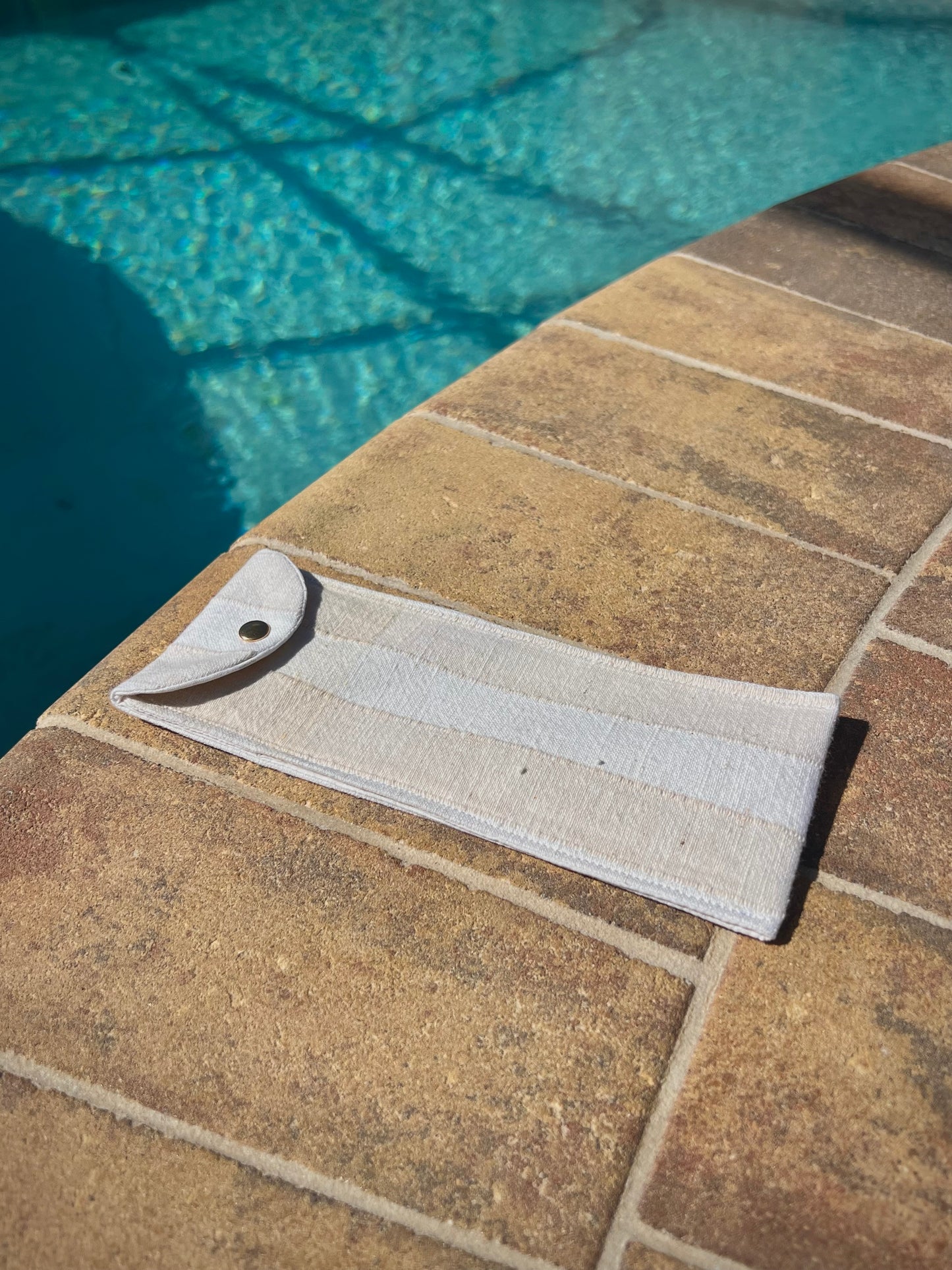 Sun, Sand, and Stripes - Sunglass Pouch