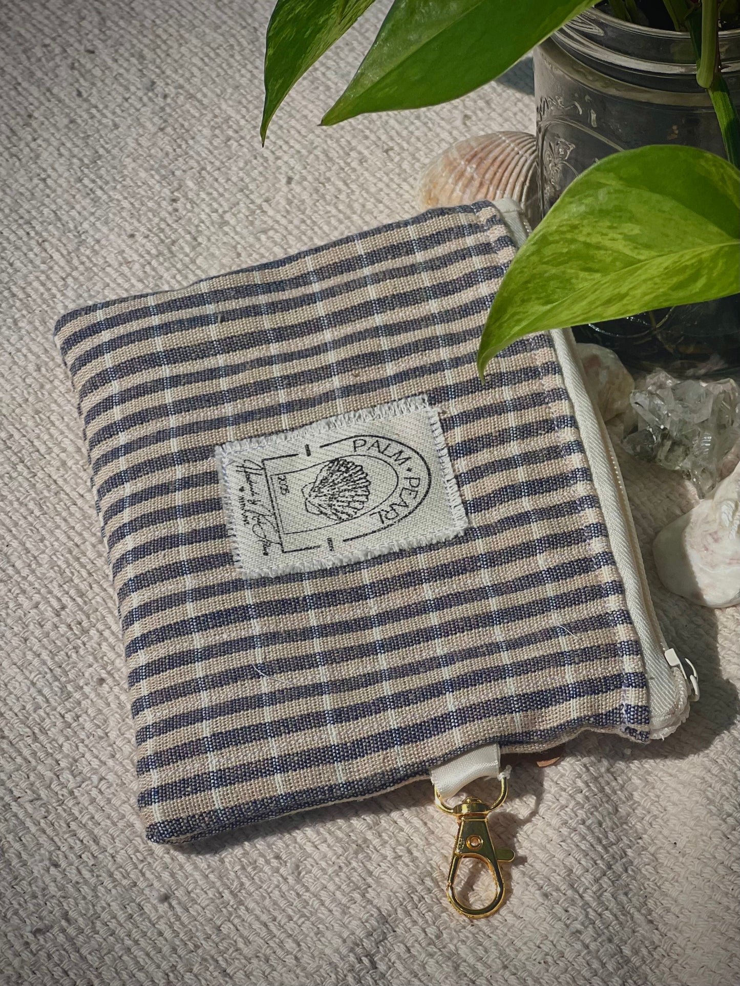 Harbor Plaid - Small Zip Pouch