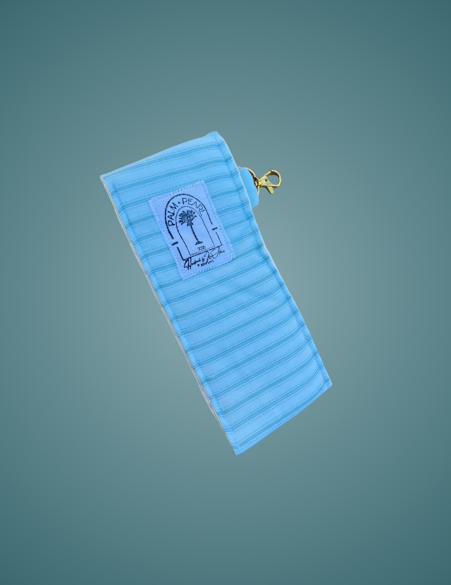 Lagoon Stripes - Sunglass Pouch