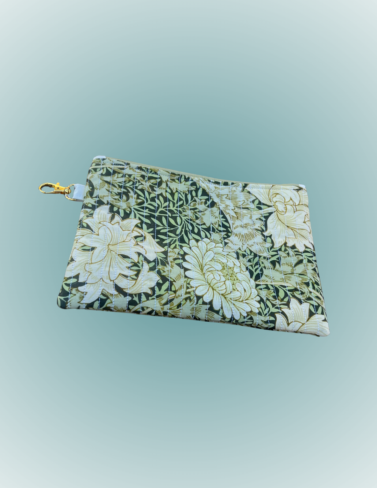 Coastal Chrysanthemum - Medium Zip Pouch