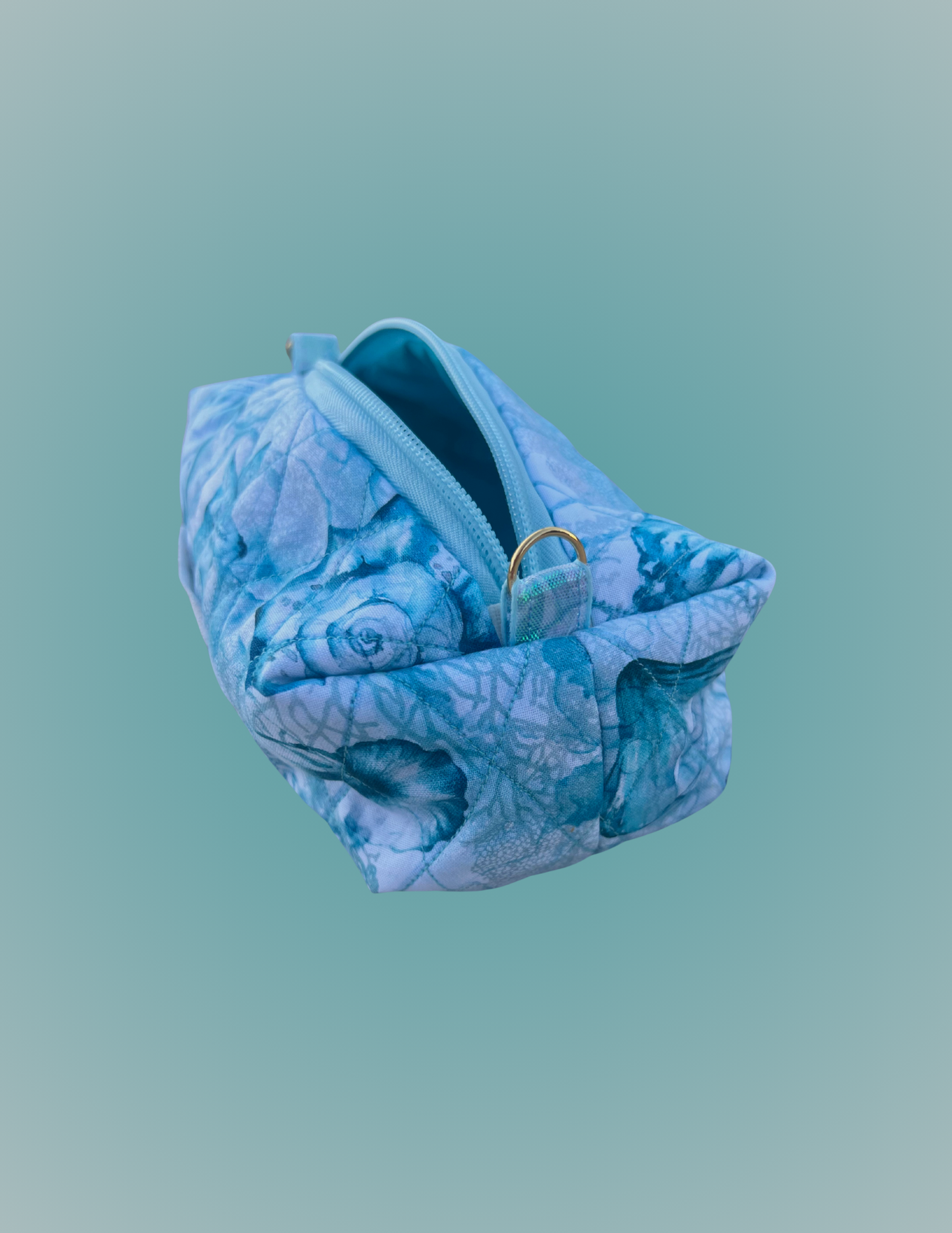 Tide Pool Dreams - Medium Boxy Zip Pouch
